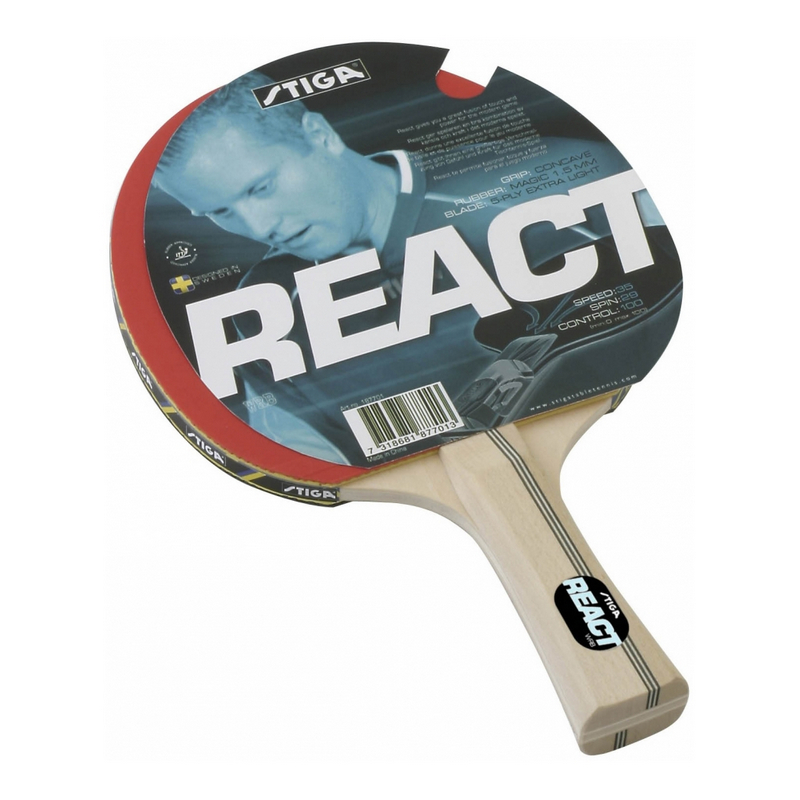 Ракетка для настольного тенниса Stiga React WRB 1877-01 800_800