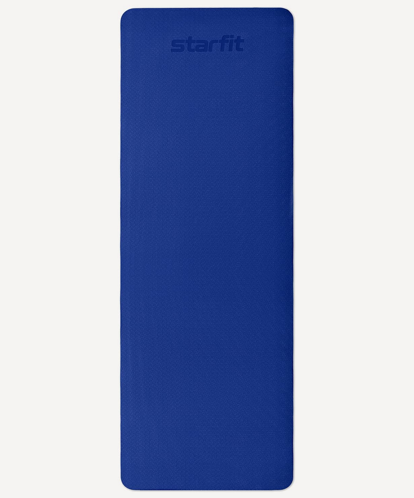 Коврик для йоги и фитнеса 183x61x0,4см, TPE Star Fit FM-201 синий\бежевый 1663_2000