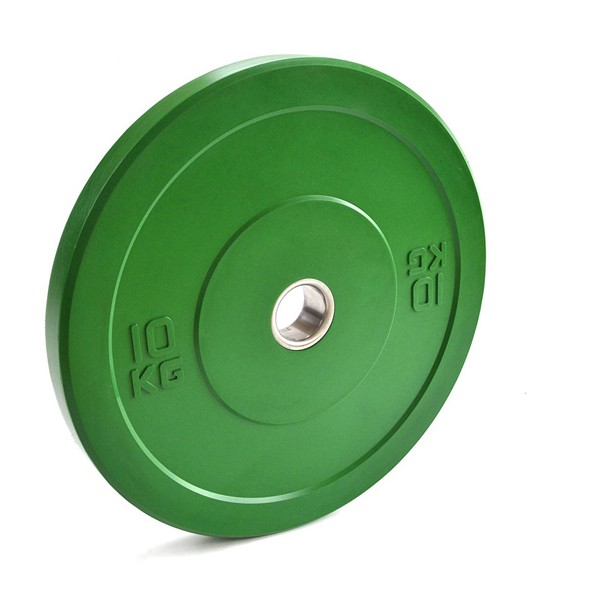 Купить Диск зелёный 10 кг (диаметр 450 мм) Johns Apolo Bumper 91050 Ø51,