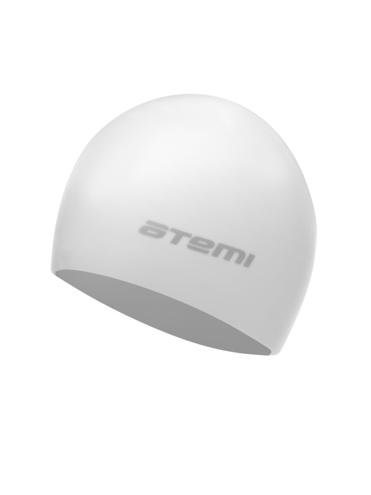 Шапочка для плавания Atemi SC108 силикон, белый