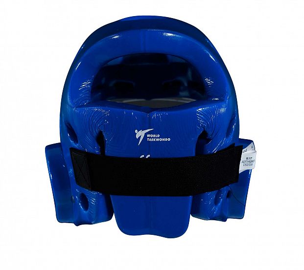 Шлем для тхэквондо с маской Adidas Head Guard Face Mask WT adiTHGM01 синий 621_553