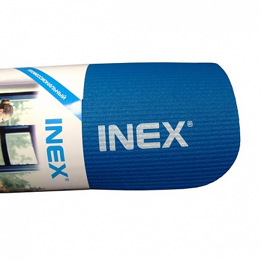 Купить Гимнастический коврик Inex INRP-NBRM18018-BL-RP, 180x60x1, синий,