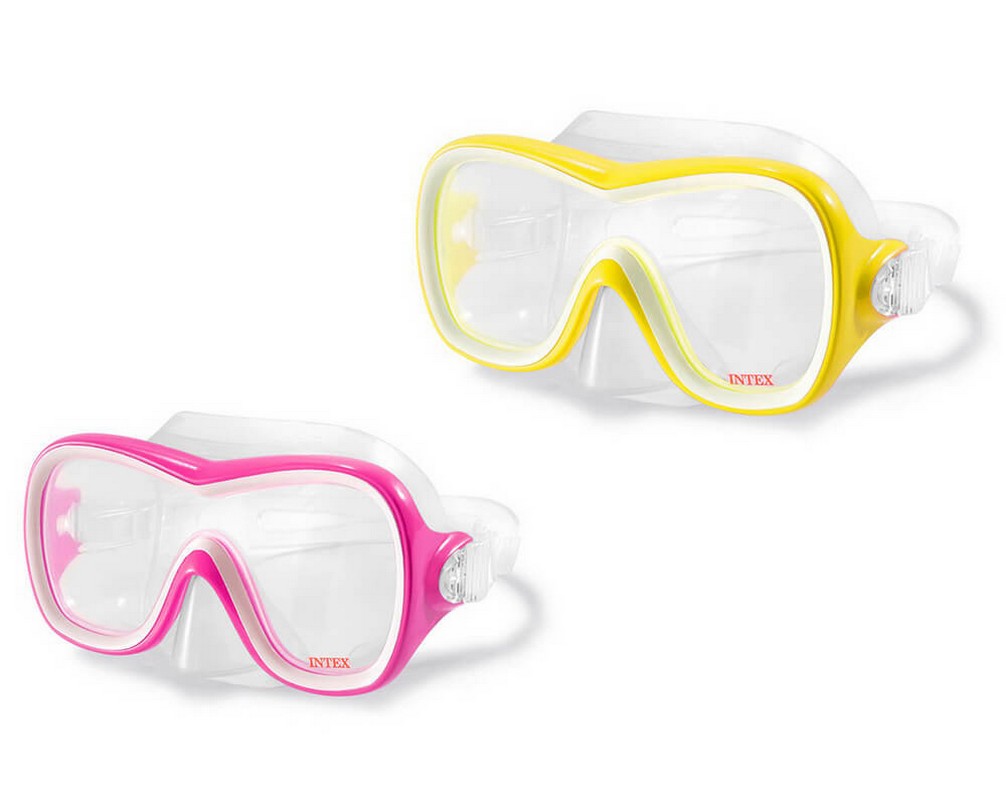 фото Маска для плаванья intex wave rider masks, два вида 55978