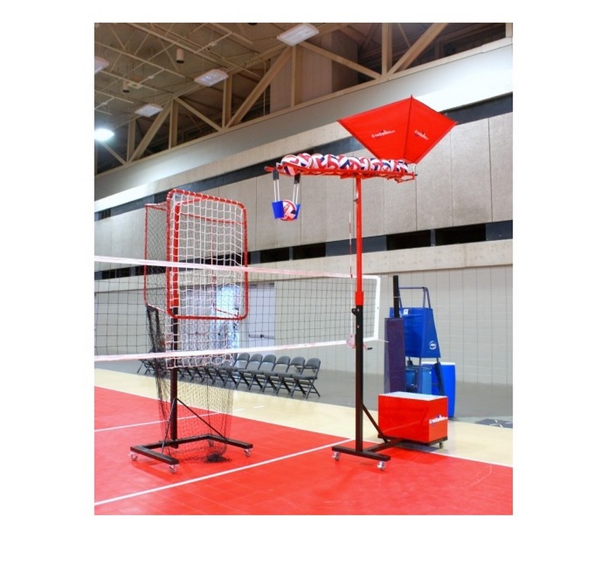Купить Тренажер для отработки удара в волейболе с автоматической подачей мячей Hercules 5349,