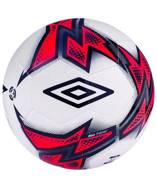 

Мяч футбольный р.5 Umbro Neo Trainer 20877U, бел./т.син./роз.