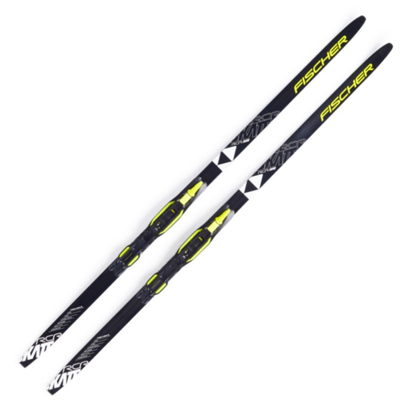 фото Лыжи беговые fischer rcr skаte jr. ifp wax n61519 черно\желтый