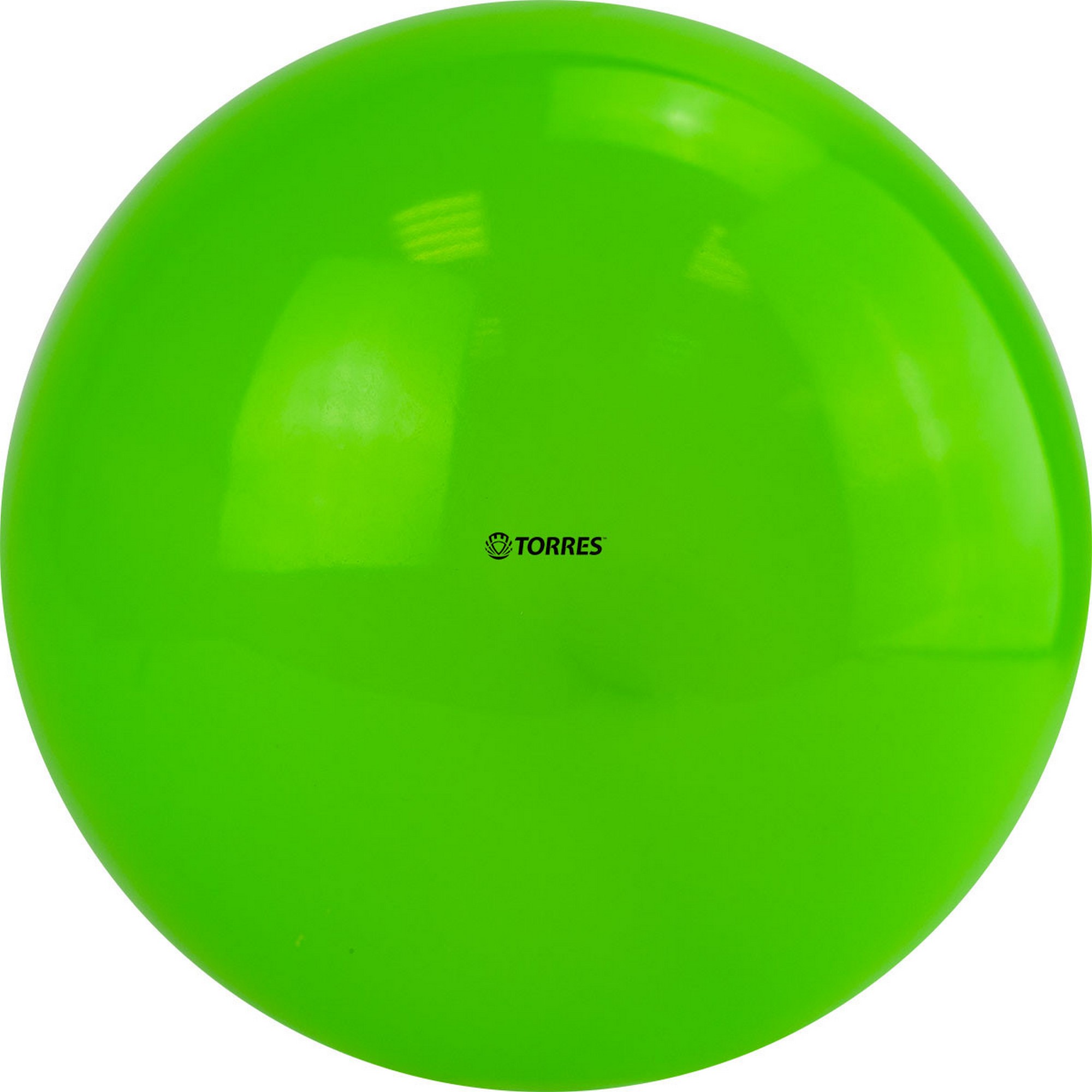 фото Мяч для художественной гимнастики однотонный d19см torres пвх ag-19-05 зеленый