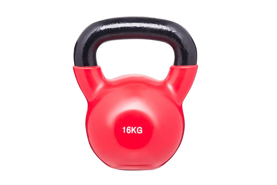 фото Гиря в виниловой оболочке bencarfitness 16 кг красный ts-2174/16