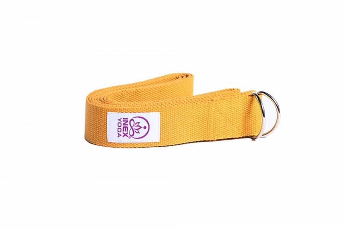 Ремень для йоги Inex Stretch Strap YSTRAP-642\24-YL-00 желтый