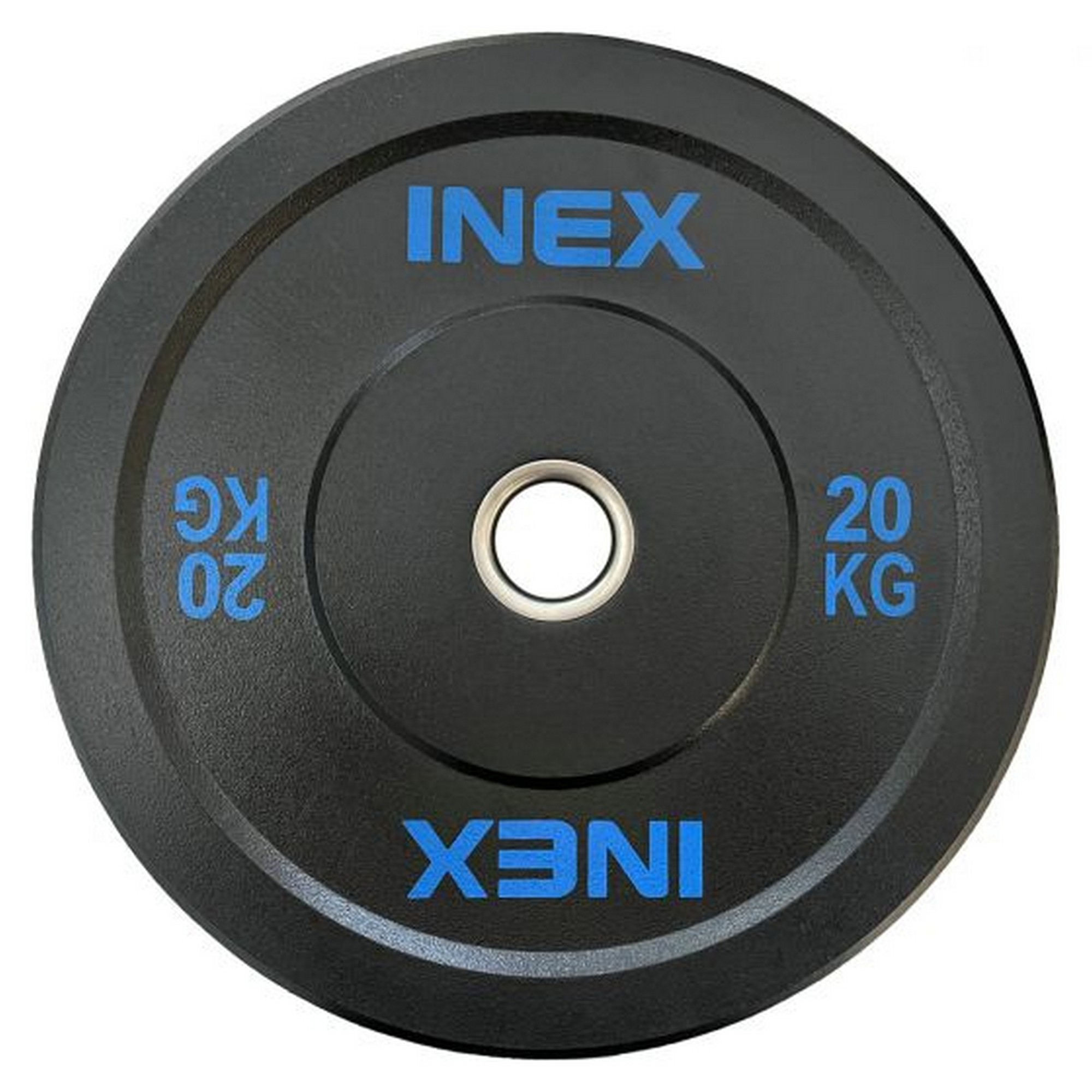 Бампированный диск 20кг Inex Hi-Temp TF-P4001-20 черный-синий 2000_2000