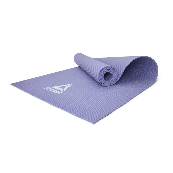 Купить Тренировочный коврик (мат) для йоги 173x61x0,4см Reebok RAYG-11022PL фиолетовый,