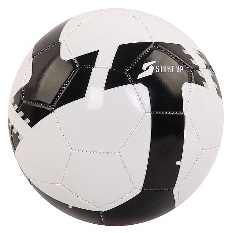 Купить Мяч футбольный для отдыха Start Up E5120 р.5 белый-черный,