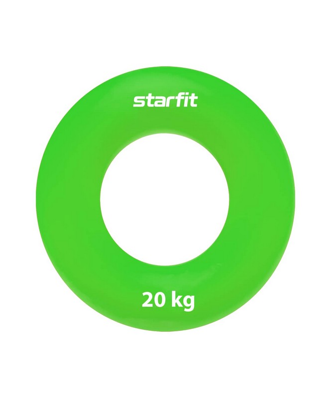 Купить Эспандер кистевой Core Star Fit ES-404 Кольцо , d8,8 см, 20 кг, силикогель, зеленый,