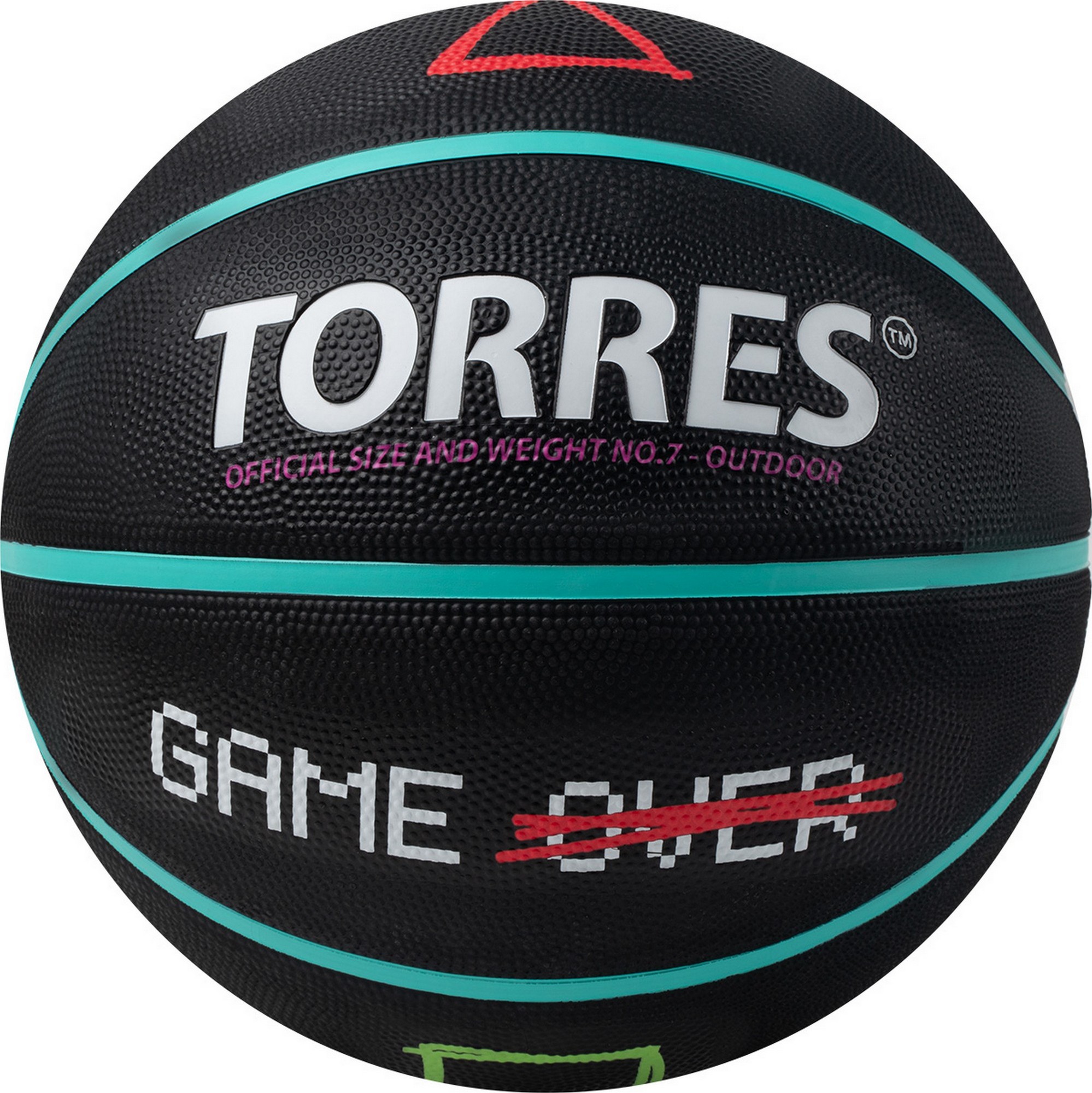 Мяч баскетбольный Torres Game Over B023117 р.7 1998_2000