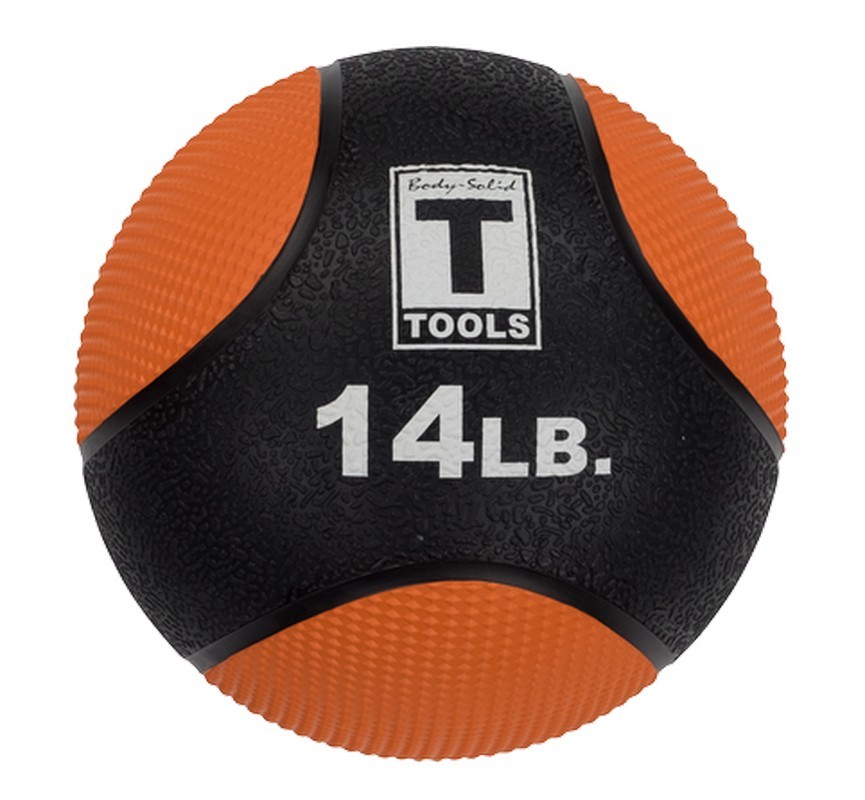 фото Тренировочный мяч 6,4 кг (14lb) премиум body solid bstmbp14