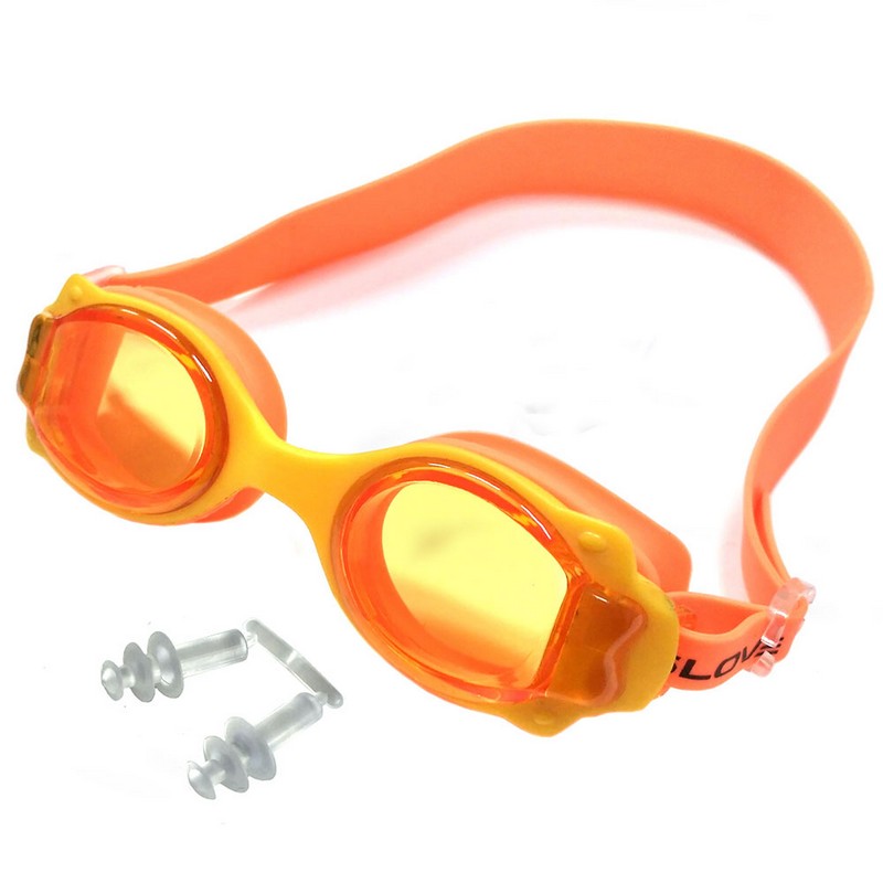 Купить Очки для плавания Sportex R18164-5 оранжевый,