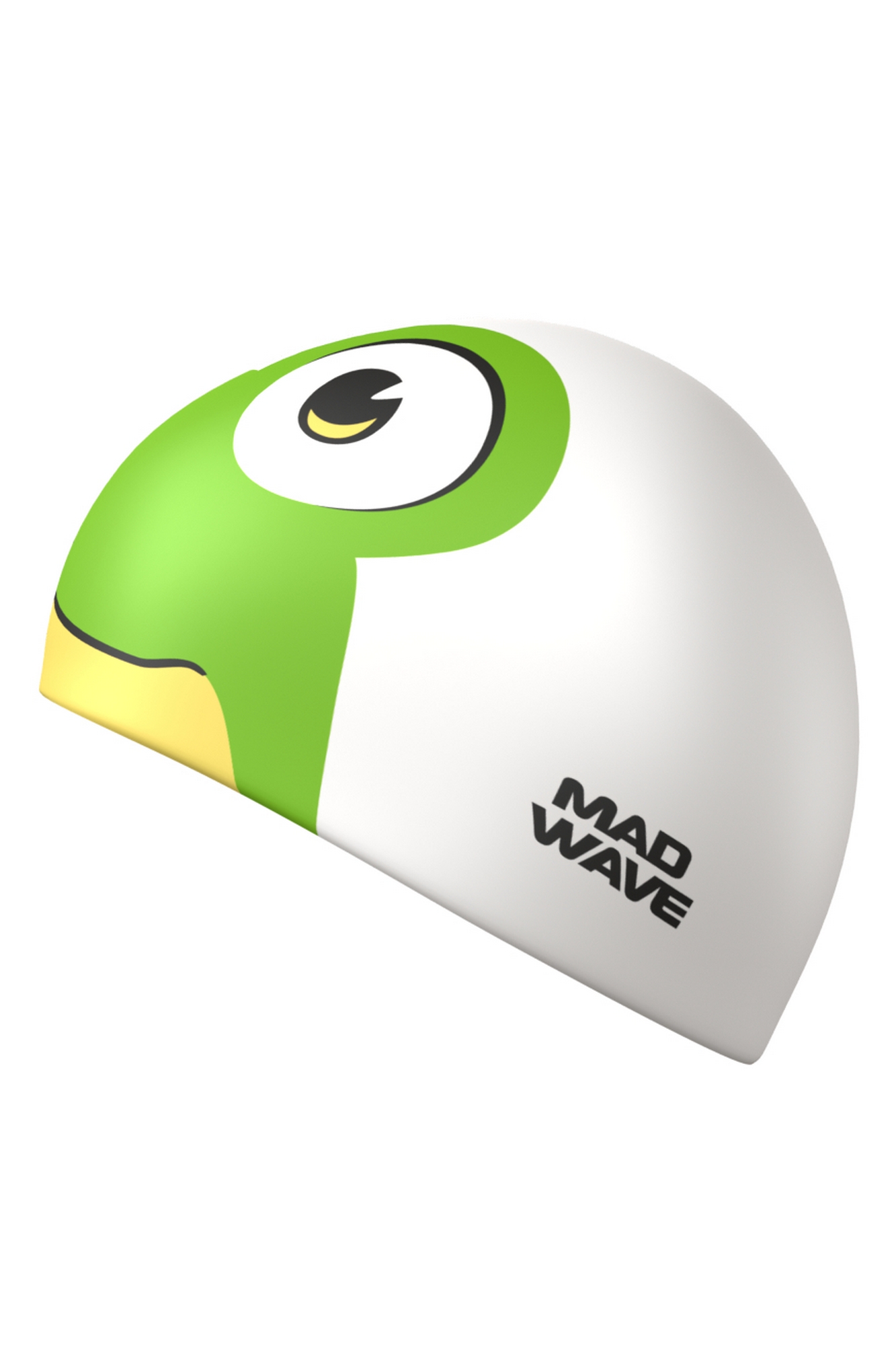Юниорская силиконовая шапочка Mad Wave Frog M0574 30 0 00W Белый 1333_2000