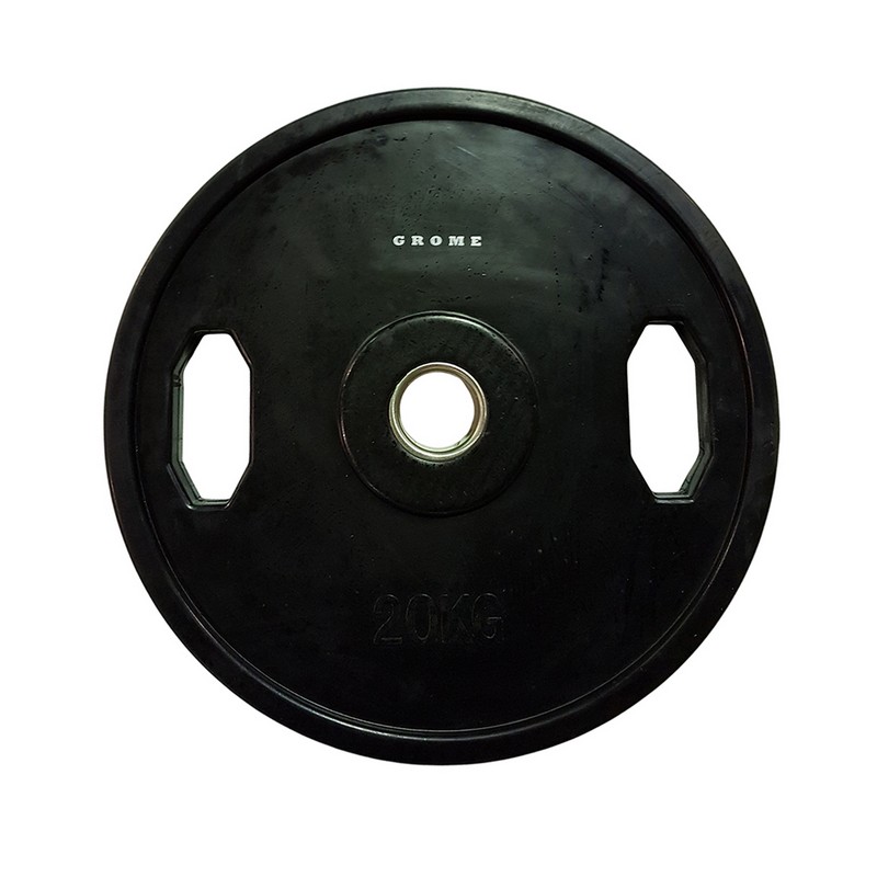 Диск олимпийский d51мм Grome Fitness WP027-20 черный - фото 1