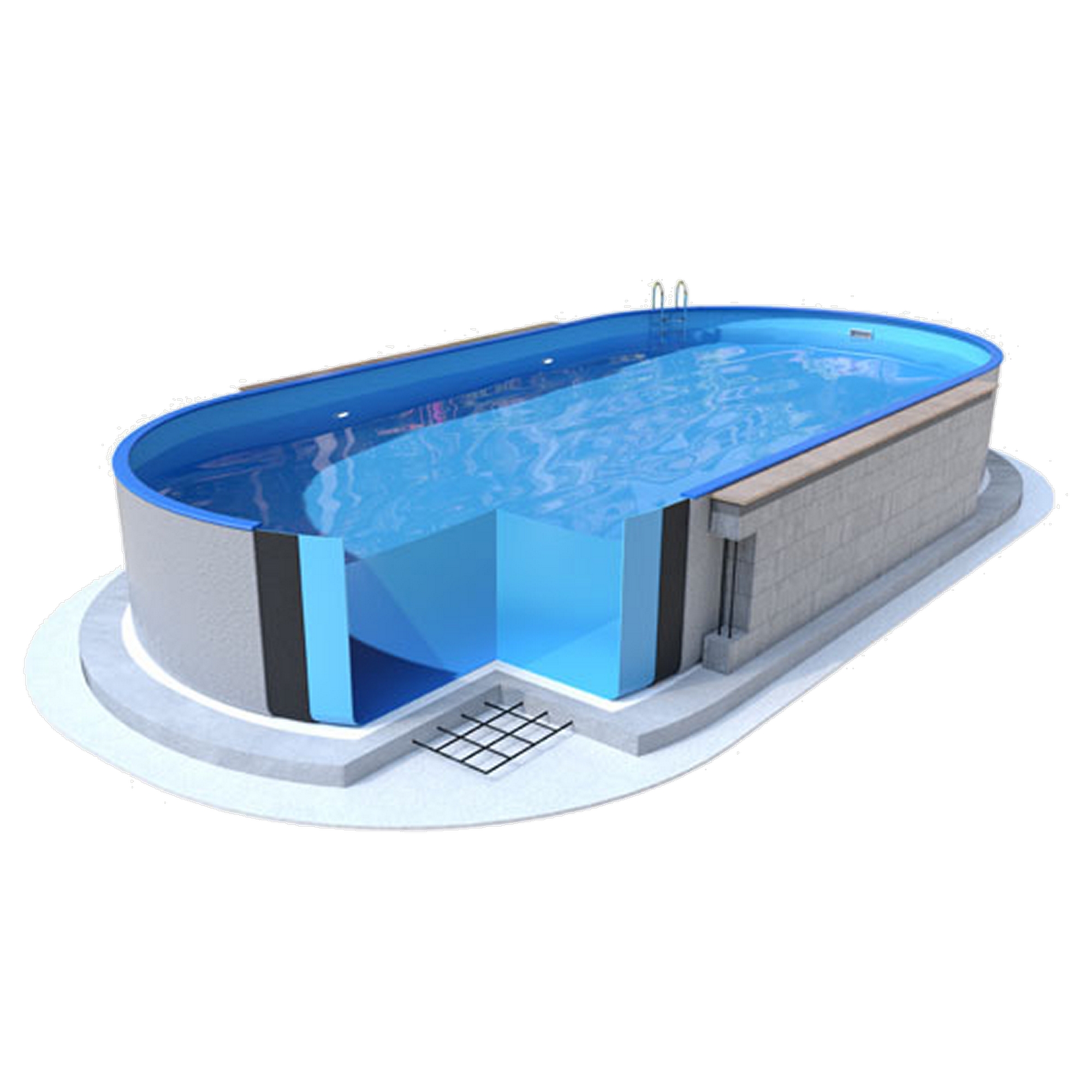 Морозоустойчивый бассейн 360x360x120см Mountfield Ibiza круглый 53328 голубой 2000_2000