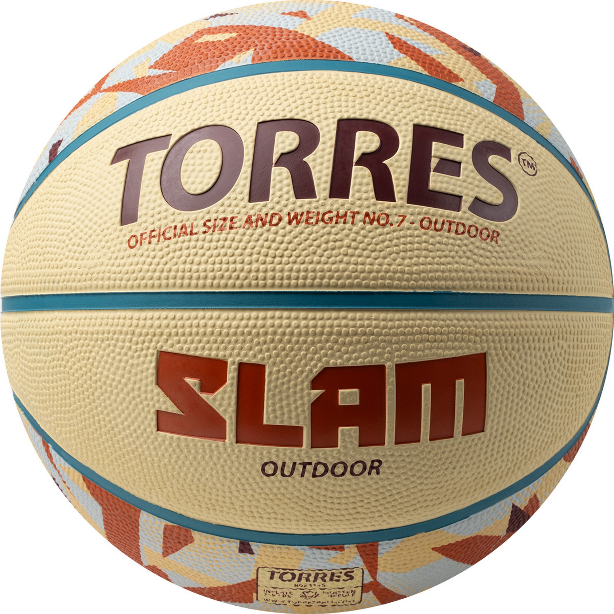 Мяч баскетбольный Torres Slam B023147 р.7 2000_2000