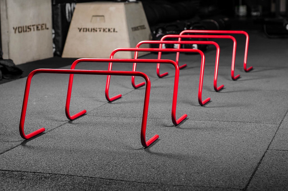 Барьеры для тренировок , высота 30см, комплект 6шт YouSteel 981_650