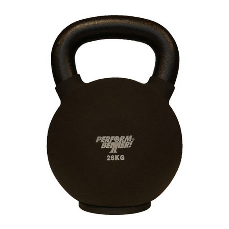 фото Обрезиненная гиря 24 кг perform better neoprene kettlebell 8942 черный