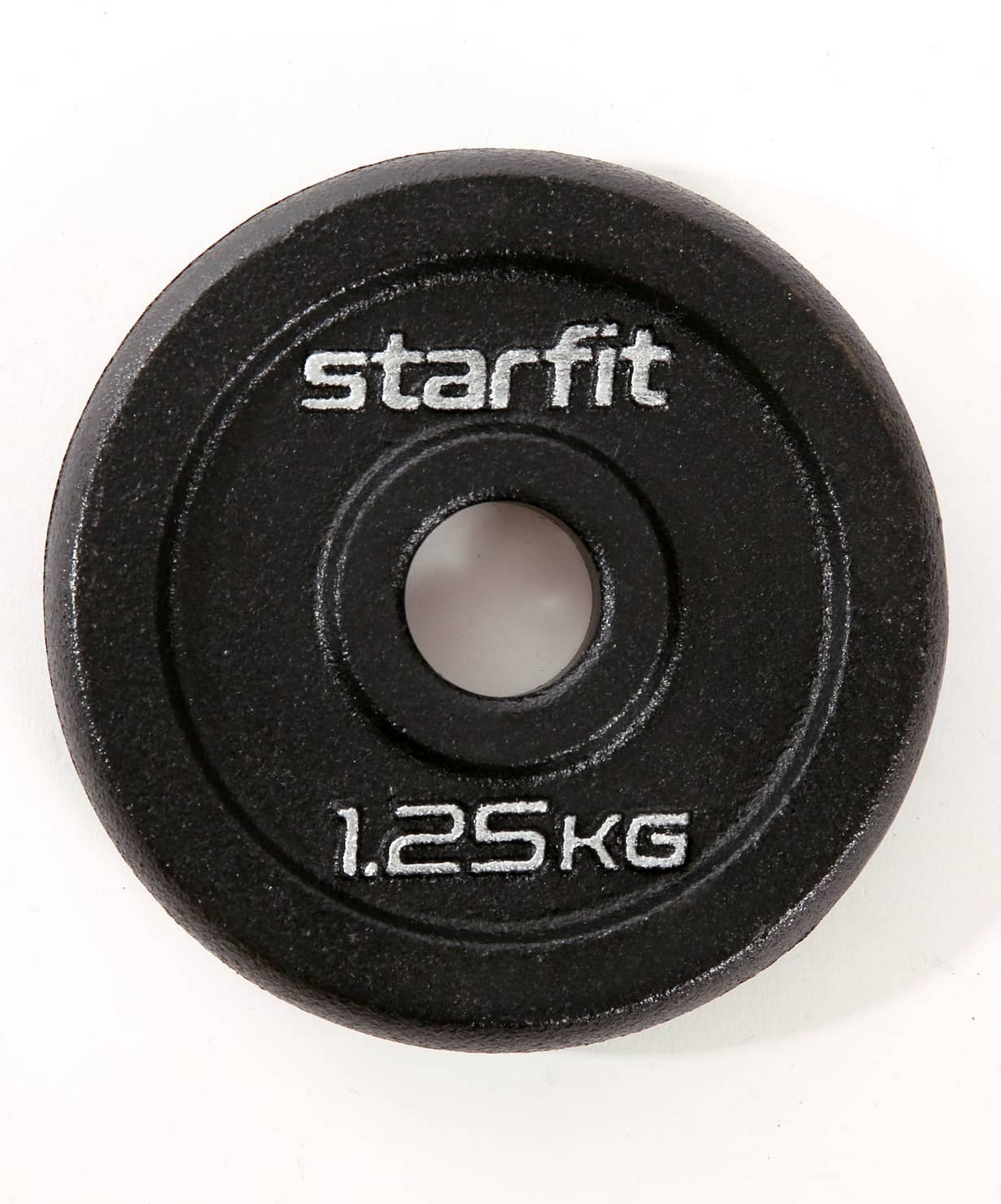 Диск чугунный 1,25 кг Star Fit d26 мм BB-204 черный