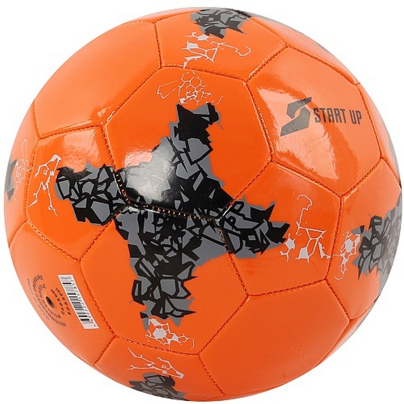 Купить Мяч футбольный для отдыха Start Up E5125 р.5 оранжевый,