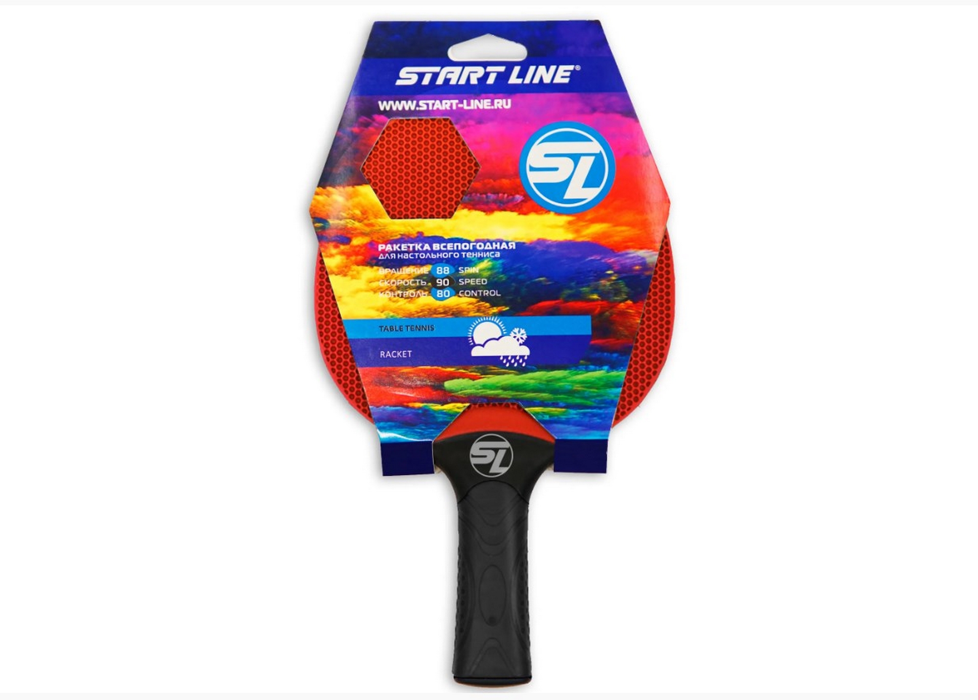 Теннисная ракетка plastic Start line 21121P red