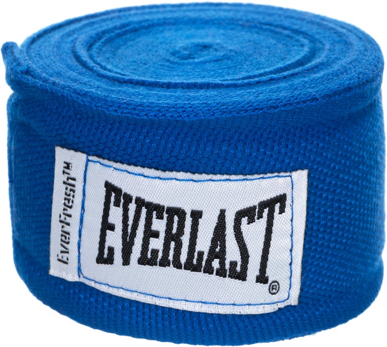 Купить Бинт боксерский Everlast 3.5 м Elastic синий 4464BL,