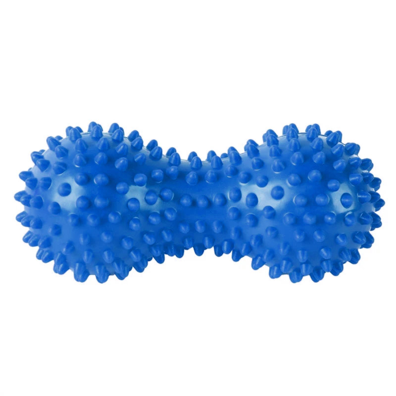 фото Массажер двойной мячик с шипами (пвх) b32130, синий nobrand