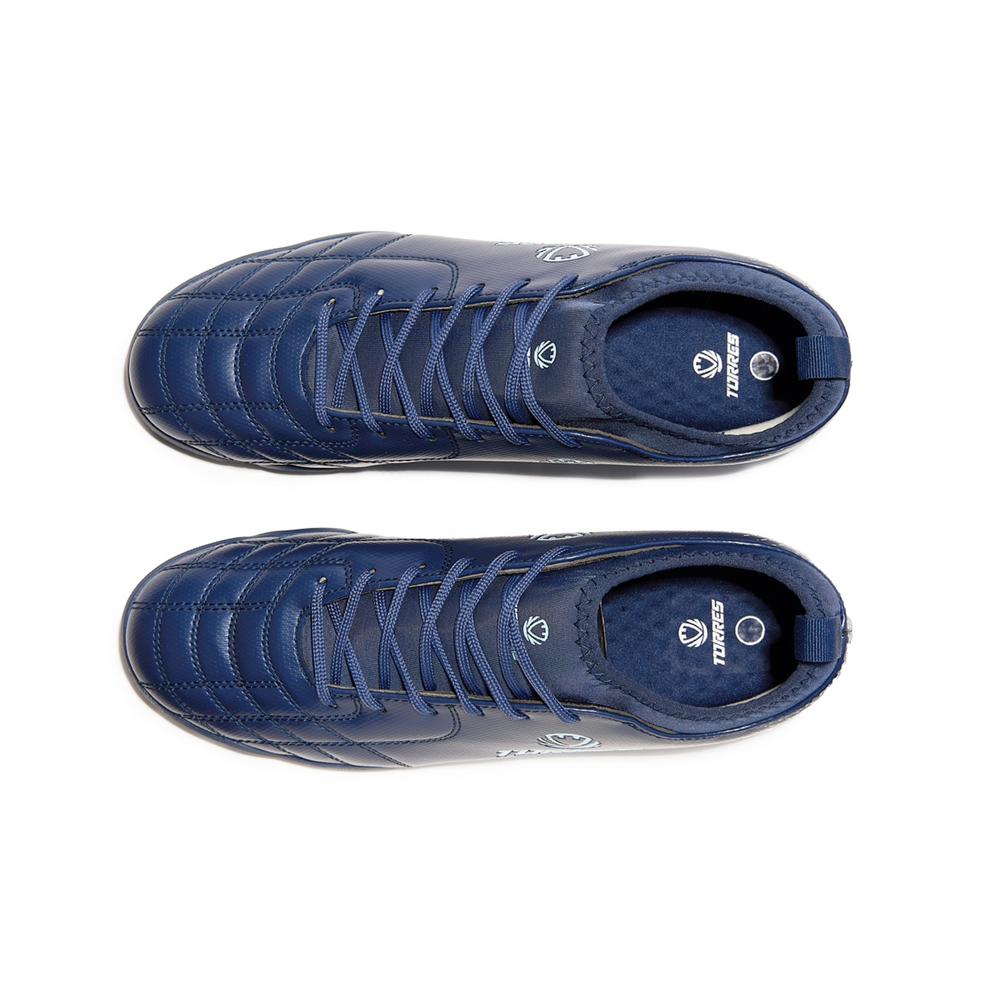 Бутсы футбольные (многошиповки) Torres BOLA TS2342310-372 с носком, синий 2000_2000