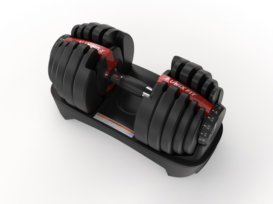 Гантель со ступенчатой регулировкой UnixFit 24kg 1067_800