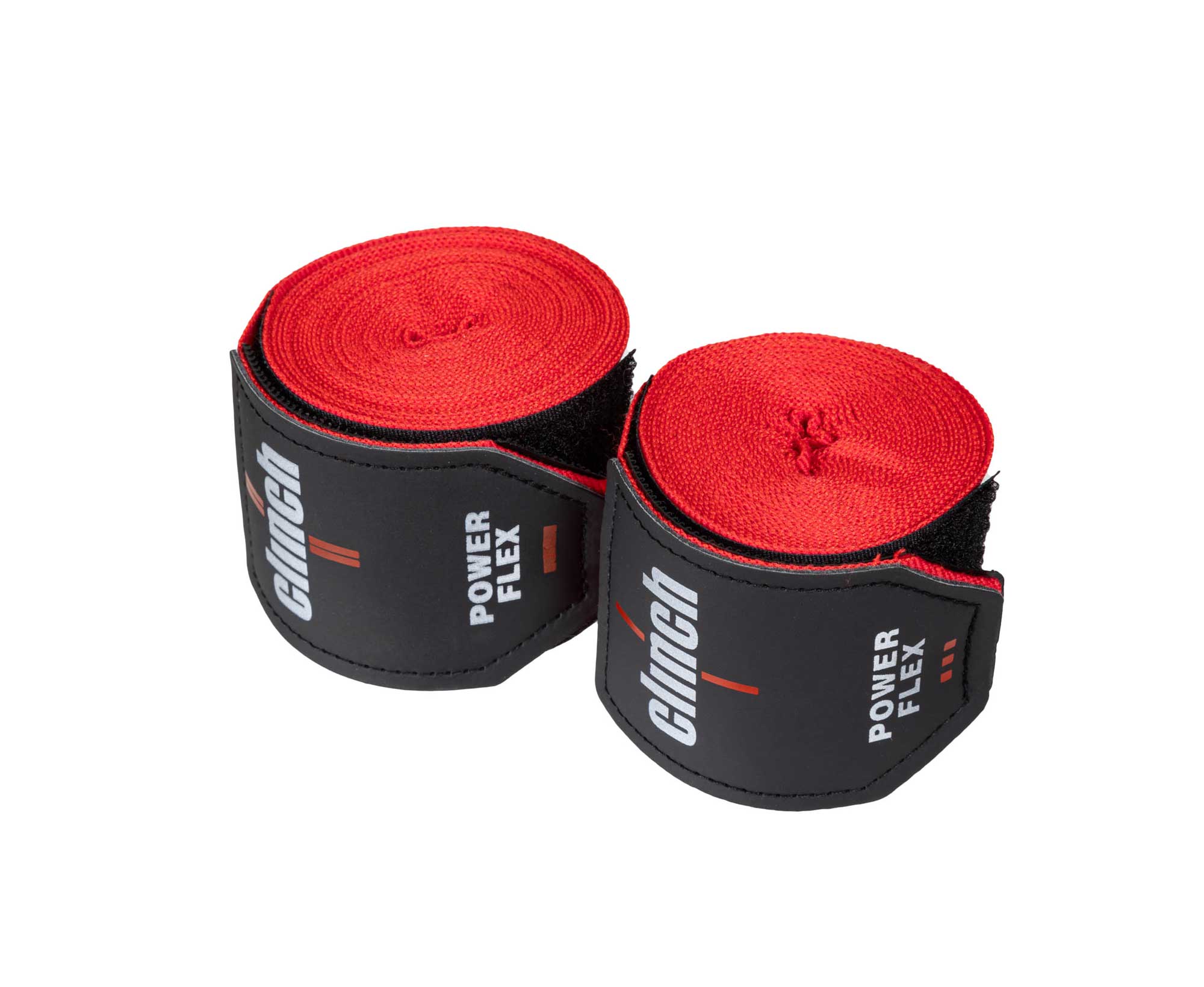 Бинты боксерские 255см Clinch Boxing Hand Wrap Power Flex C239 красный 2000_1639