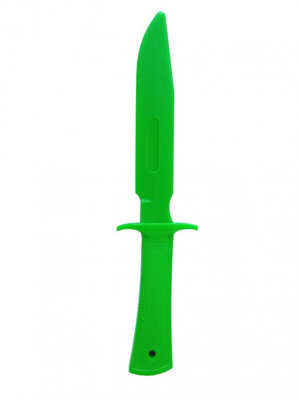 Купить Нож односторонний твердый МАКЕТ НОЖ-2Т зеленый, NoBrand