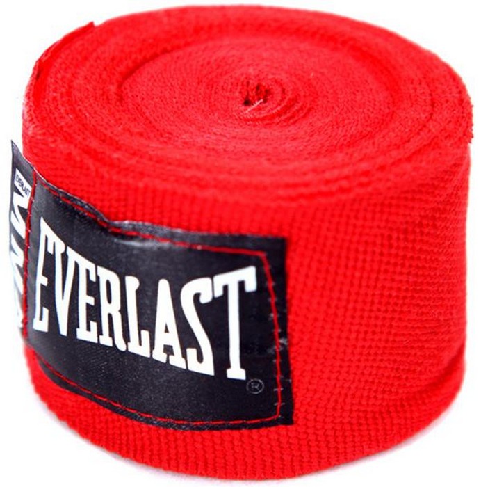 Купить Бинт боксерский Everlast MMA 2.54 м (пара) красный 4453R,