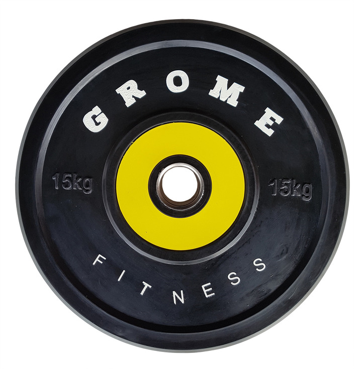 Купить Диск обрезиненный Grome Fitness WP-080 15кг,