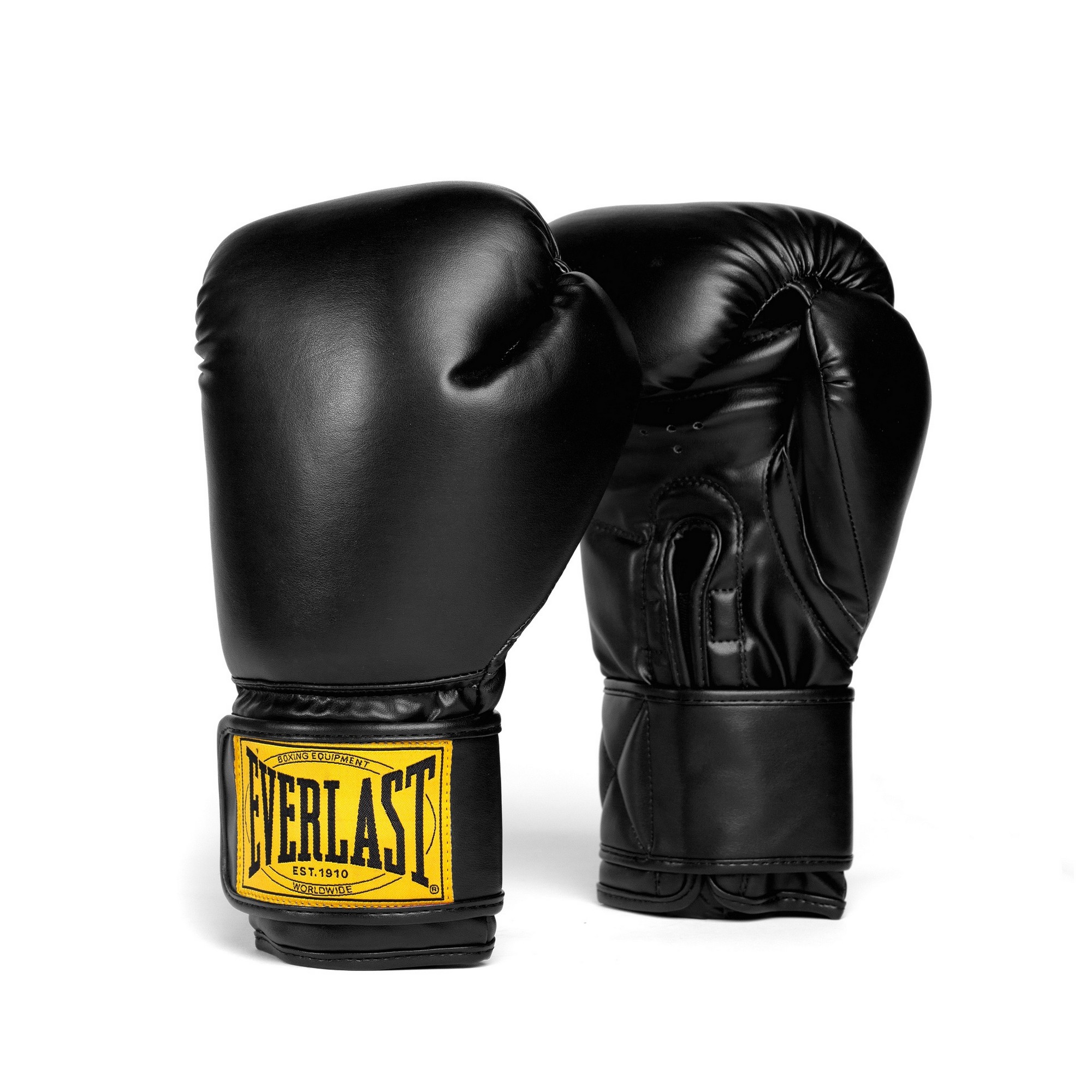 фото Перчатки тренировочные everlast 1910 classic pu 12oz p00003348 черный