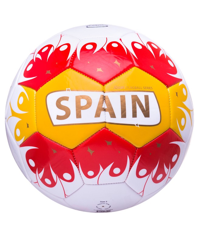 

Мяч футбольный Jgel Spain №5 бел/крас/жел/золот.