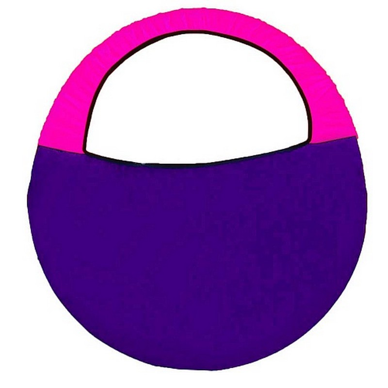 Сумка для обруча 10553, цвет фуксия-фиолетовый