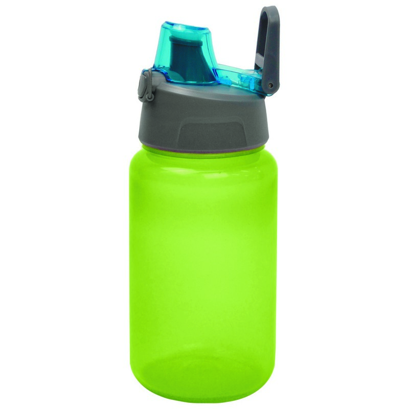 фото Бутылка для воды bool-bool с автоматической кнопкой, 500 ml, зеленый nobrand