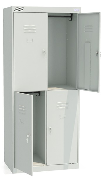 Шкаф для одежды Metall Zavod ШРК-24-800 разборный 185х80х50см