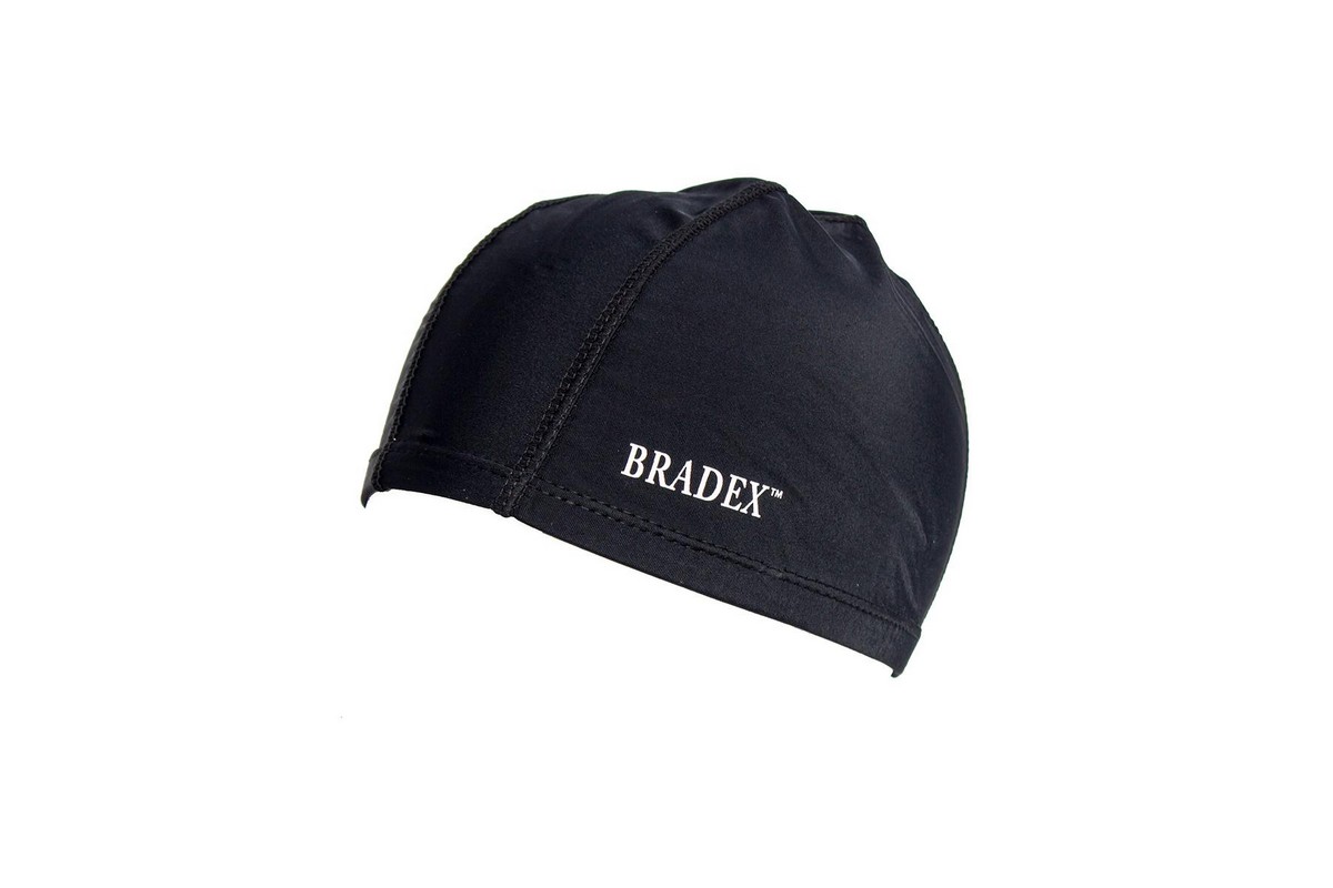 фото Шапочка для плавания bradex sf 0322 черная