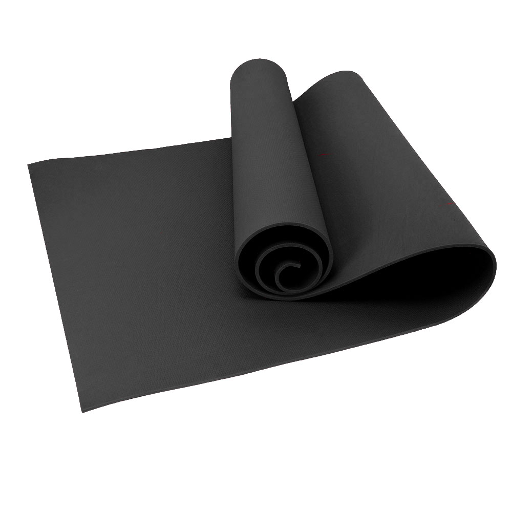 фото Коврик для йоги 173х61х0,5 см (черный) sportex b32215