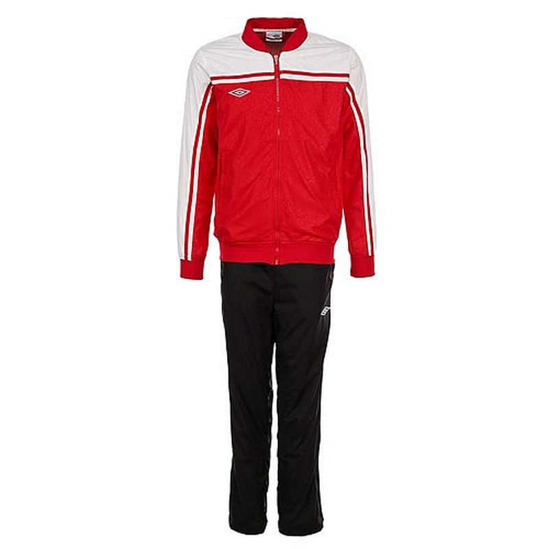 

Костюм спортивный Umbro Stadium lined Suit мужской 460213 (261) красн/чер/бел.