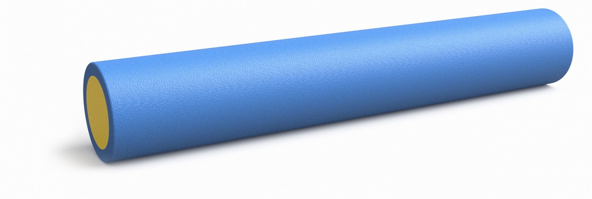 Ролик для йоги и пилатеса 15x90 см Bradex SF 0817 голубойжелтый,  - купить со скидкой