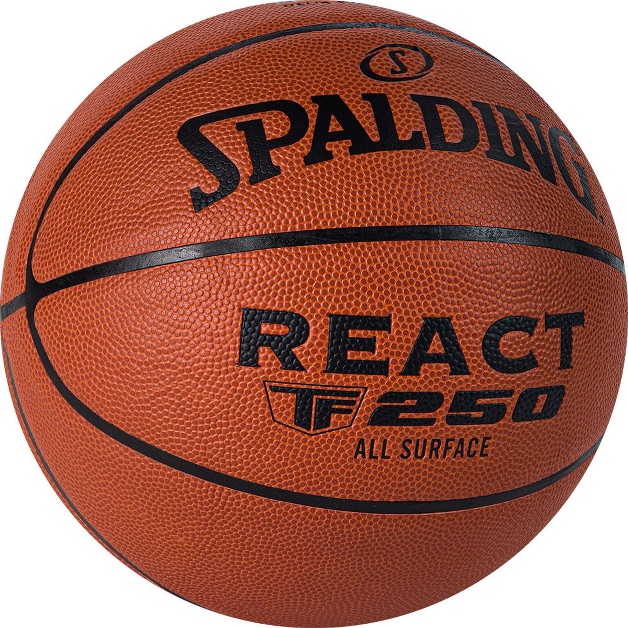 Мяч баскетбольный Spalding React TF 250 76-967Z р.7,  - купить со скидкой