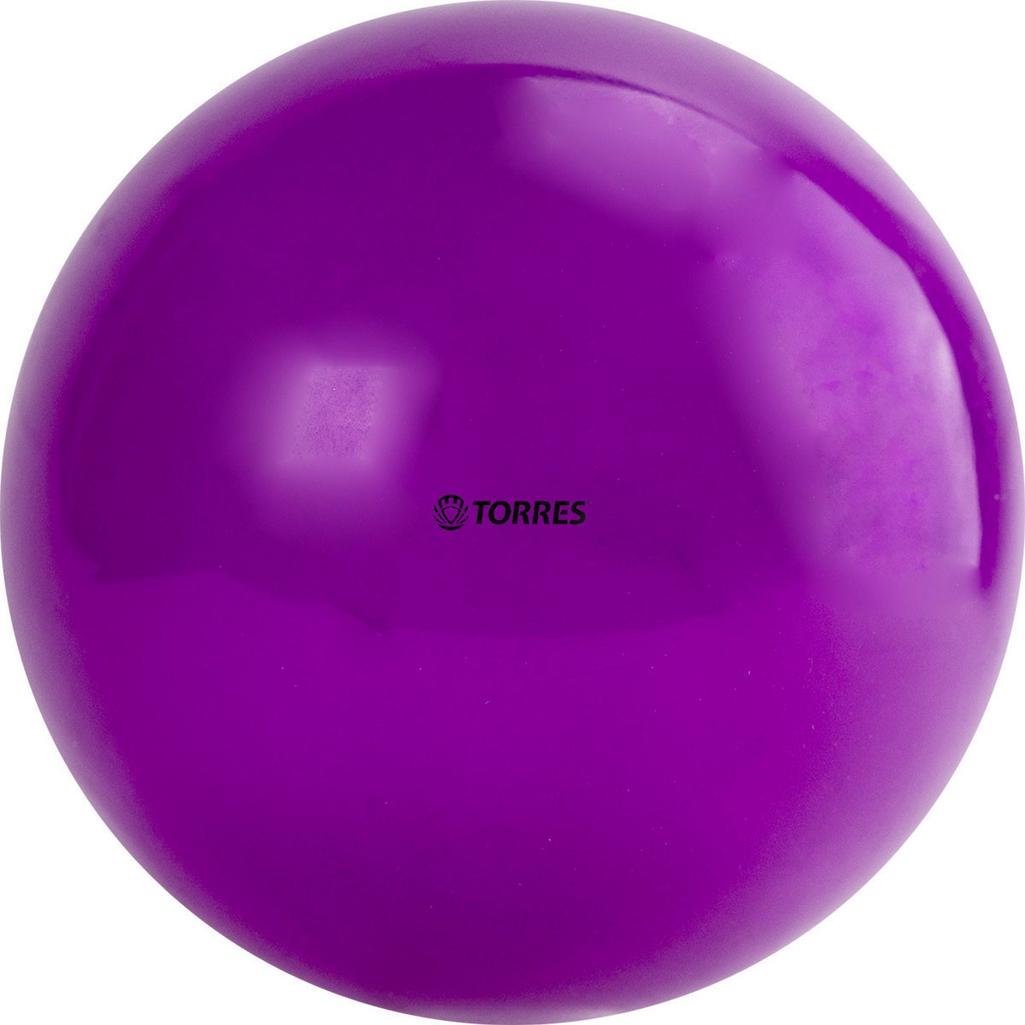 фото Мяч для художественной гимнастики однотонный d15см torres пвх ag-15-05 фиолетовый
