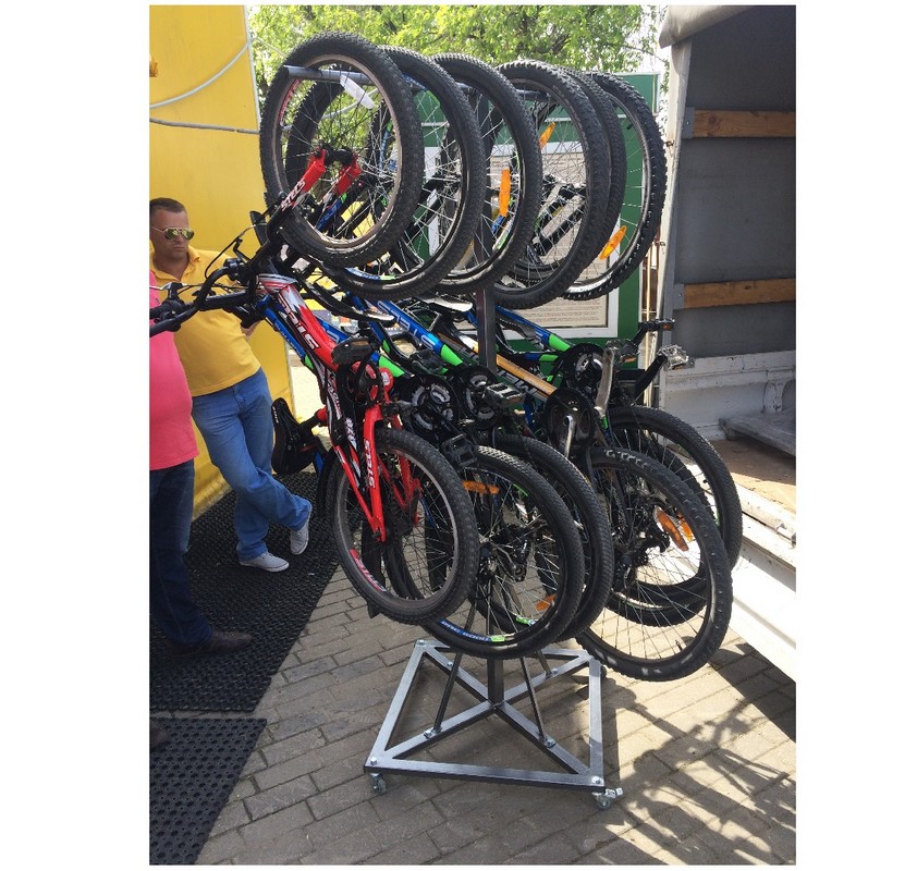Система для хранения велосипедов на 6 мест мобильная Hercules 2956 842_800
