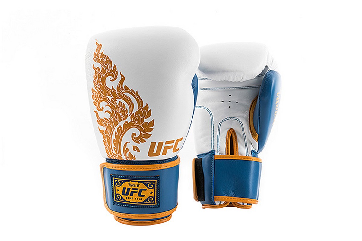 фото Перчатки для бокса,16 унций ufc true tai utt-75377 blue\white